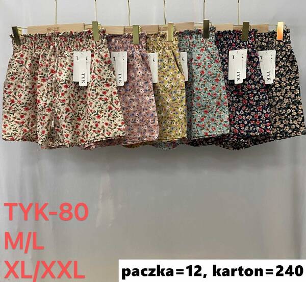 Szorty damskie Roz M/L-XL/2XL, Mix Kolor Paczka 12 szt
